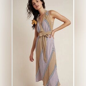 Anthropologie Maeve Carla Wrap Dress